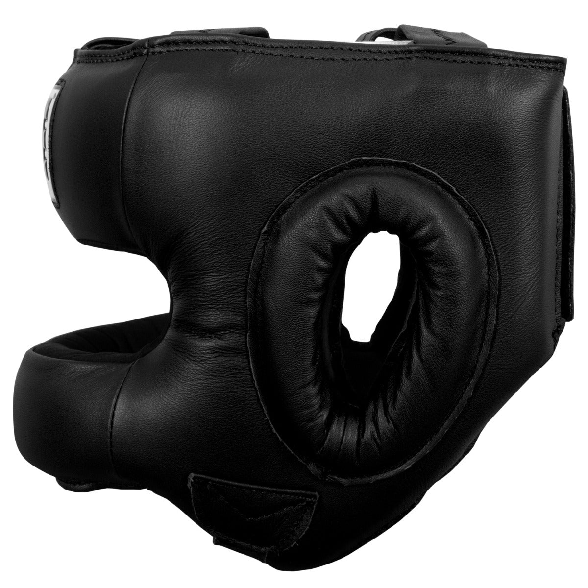 variant:Black::TITLE Boxing Face Protector Training Headgear side view