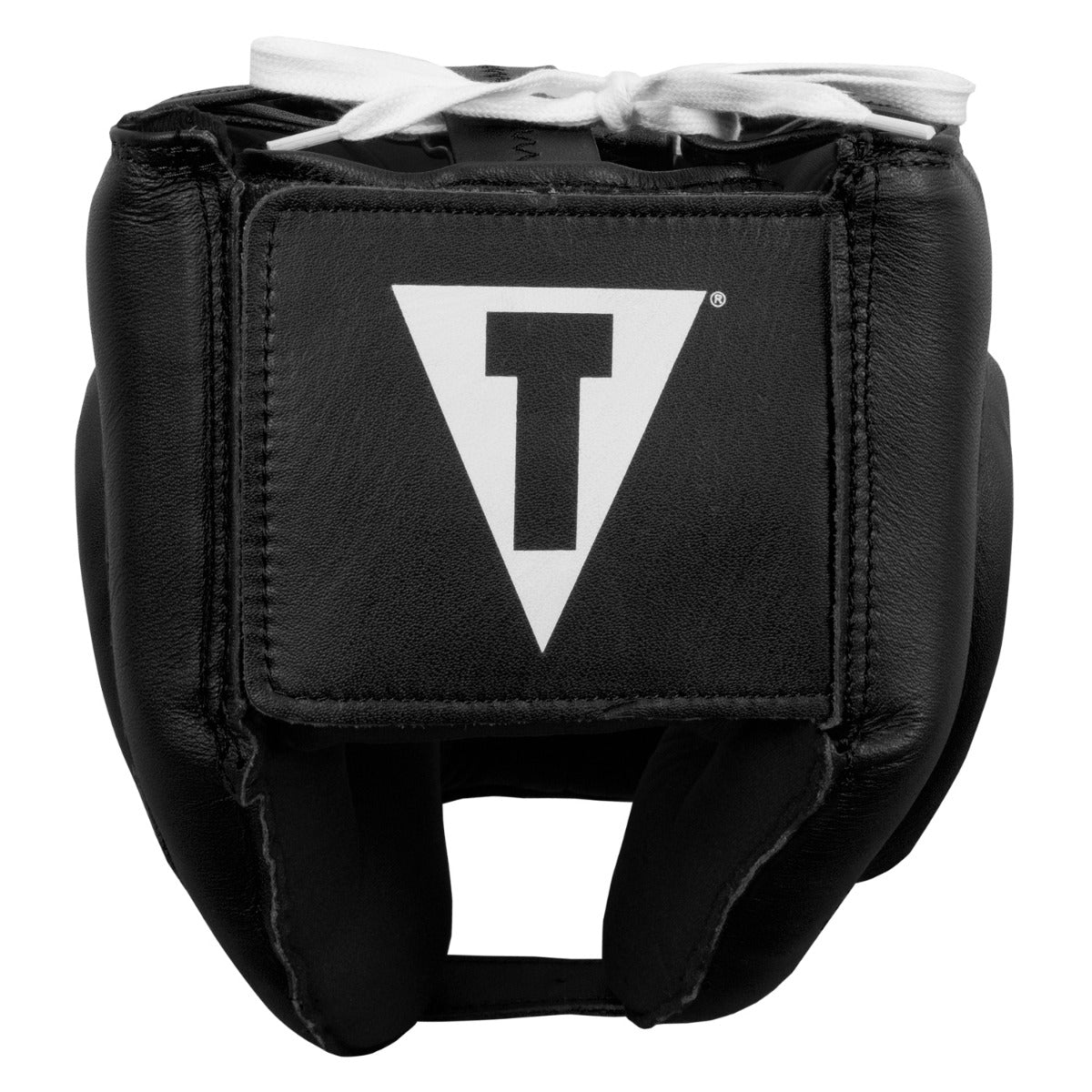 variant:Black::TITLE Boxing Face Protector Training Headgear back view