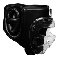 variant:lifestyle::TITLE Boxing Face Shield No-Contact Headgear 2.0 side view