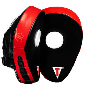 TITLE Boxing Incredi-Ball Leather Punch Mitts 2.0