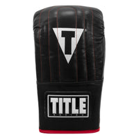 variant:lifestyle::TITLE Boxing Professional Old School Leather Bag Gloves 3.0 front view