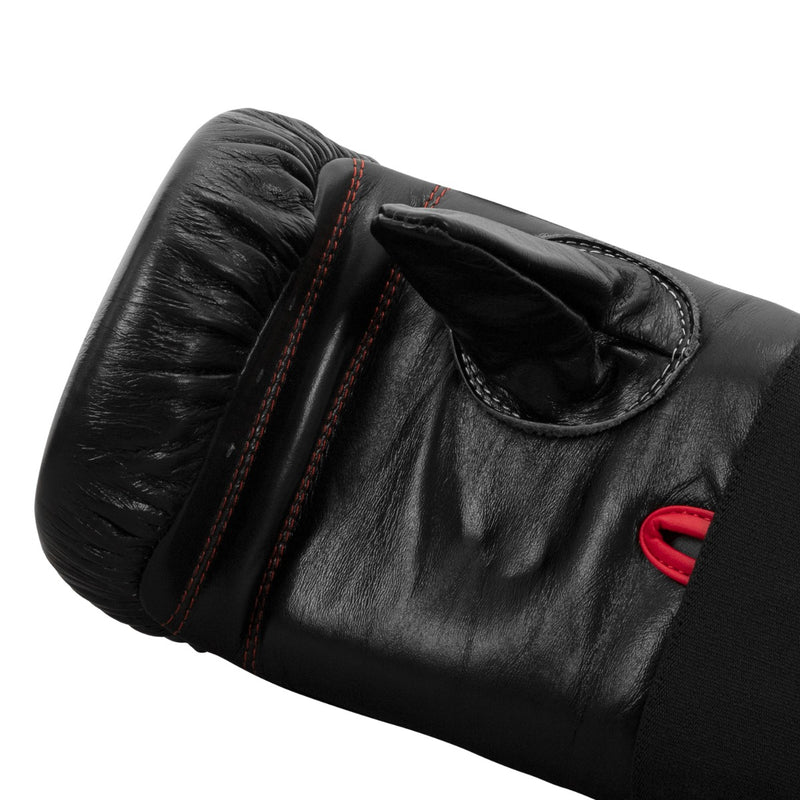 TITLE Boxing Professional Old School Leather Bag Gloves 3.0 hand view