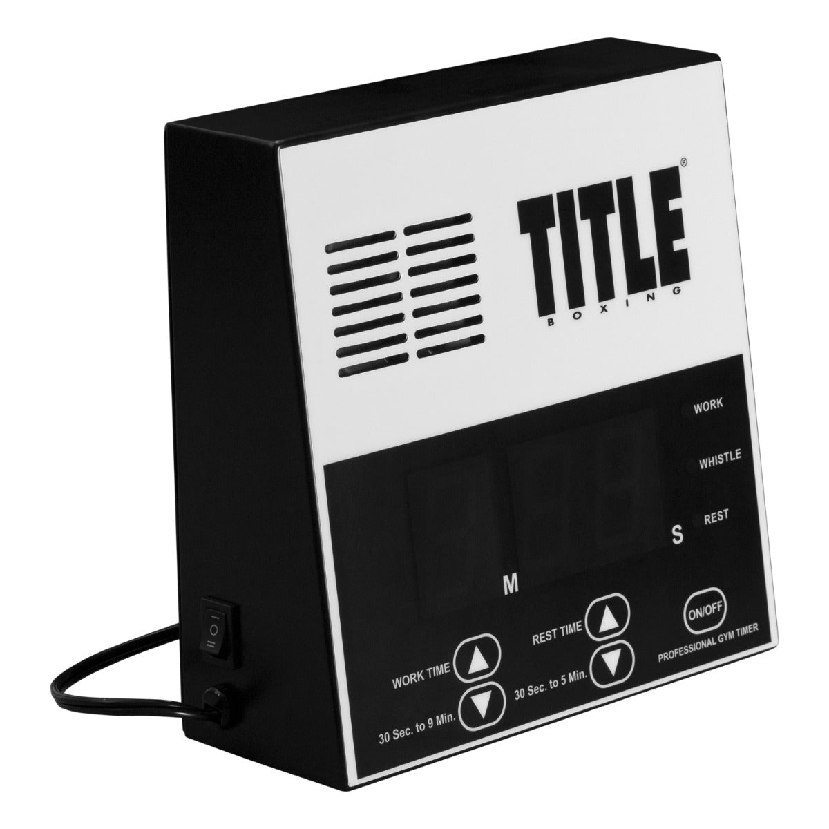variant:lifestyle::TITLE Boxing Professional Gym Timer side view