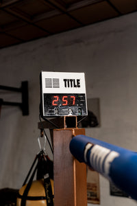 variant:lifestyle::TITLE Boxing Professional Gym Timer in a boxing gym