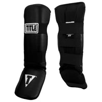 variant:lifestyle::TITLE Boxing Vinyl Shin-Instep Guards 2.0