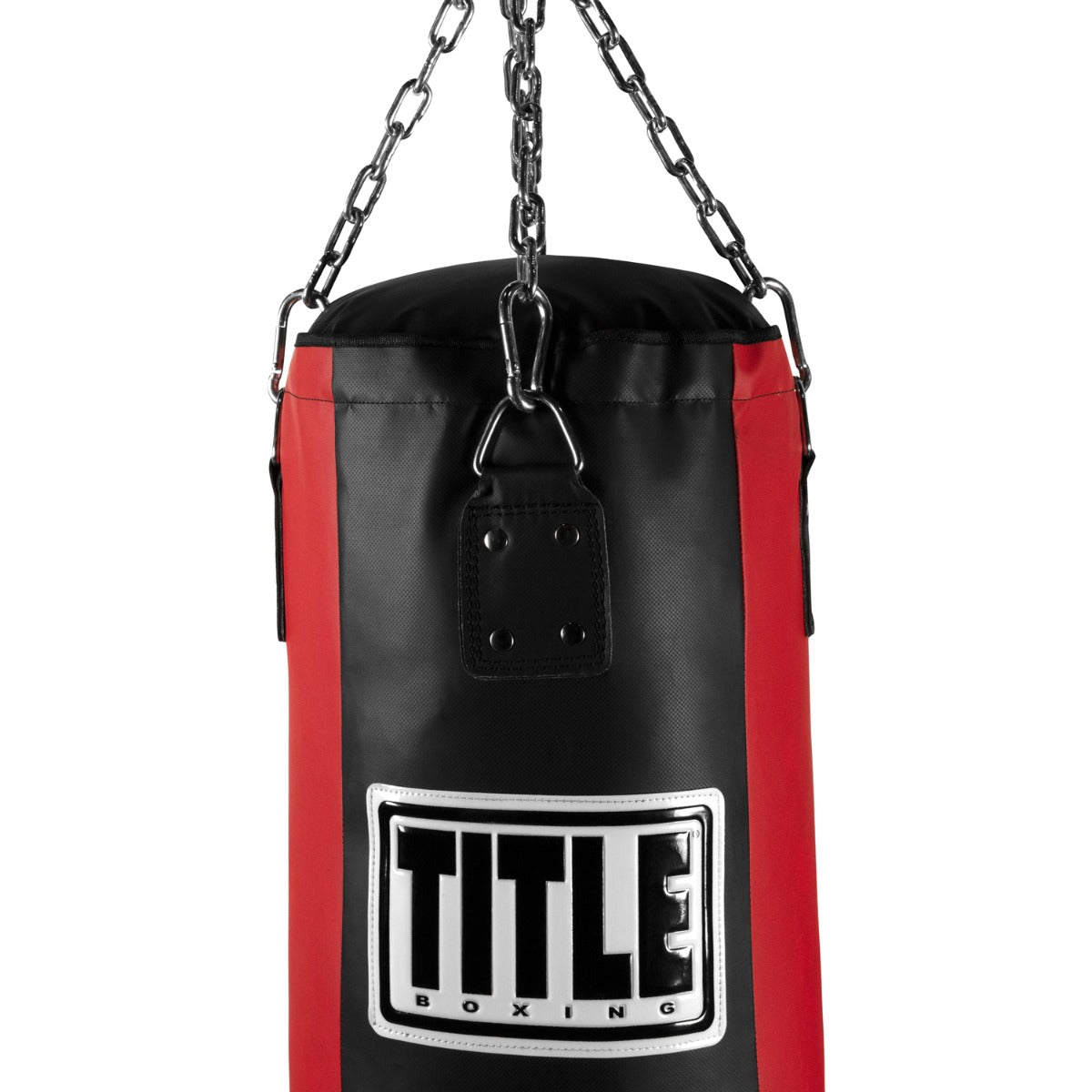variant:lifestyle::TITLE Boxing Synthetic Leather Heavy Bag (Unfilled) top view close up