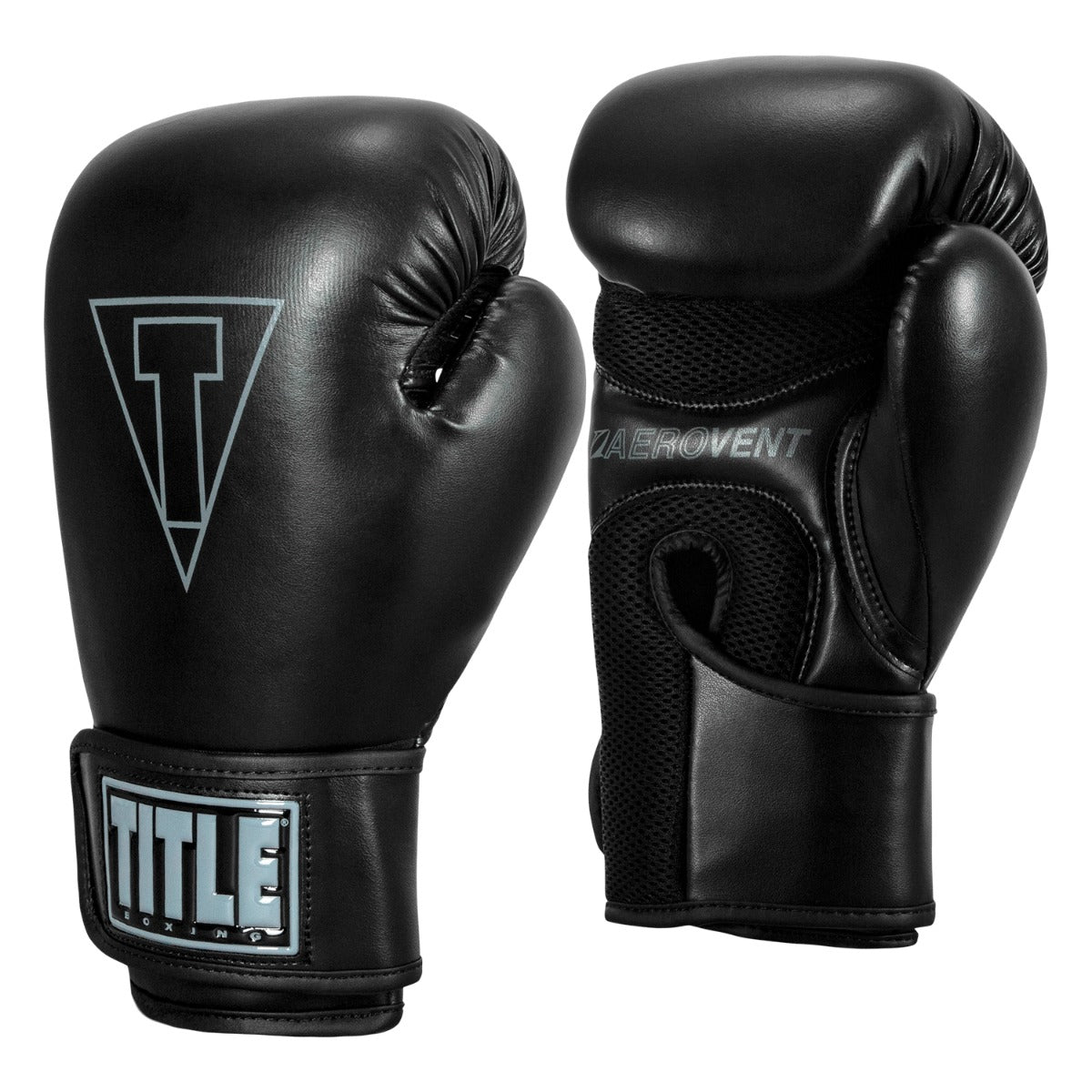 variant:Black::TITLE Boxing Vegan Fitness Bag Gloves side view