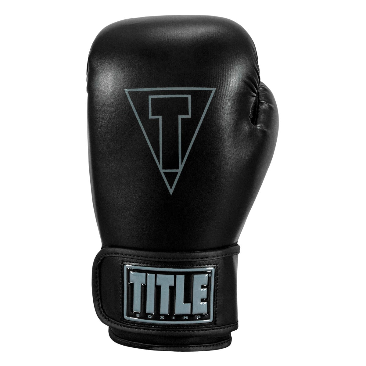 variant:Black::TITLE Boxing Vegan Fitness Bag Gloves front view