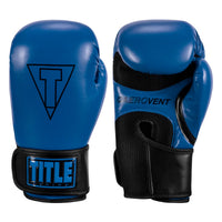 color:Blue/Black::TITLE Boxing Vegan Fitness Bag Gloves