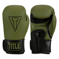 color:Green/Black::TITLE Boxing Vegan Fitness Bag Gloves