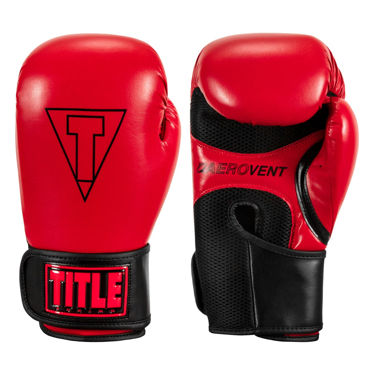 color:Red/Black::TITLE Boxing Vegan Fitness Bag Gloves