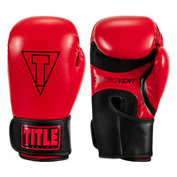 color:Red/Black::TITLE Boxing Vegan Fitness Bag Gloves