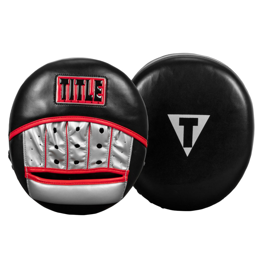 Title Boxing Aerovent Anarchy Punch Mitts - Black/Silver (AASPM-BKSV)