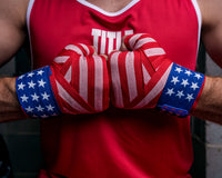variant:USA::TITLE Boxing Velpeau Amateur Competition 177" Wraps man with hands wrapped