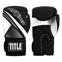color:Black/White::Viper by TITLE Boxing Strike Select Bag Gloves 2.0