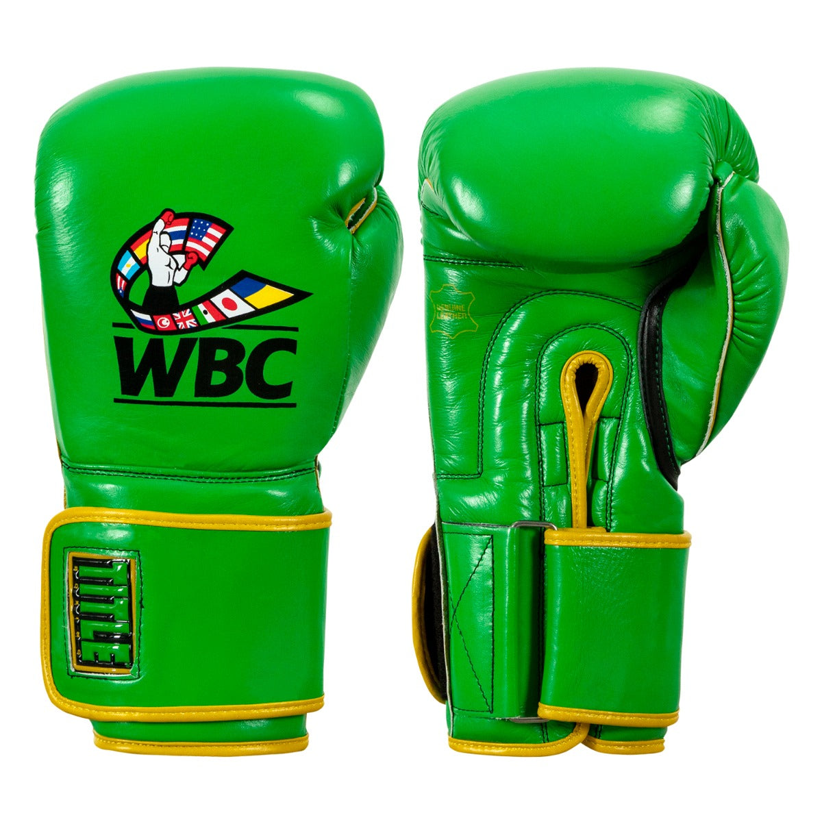 color:Green/Black::WBC by TITLE Boxing Bag Gloves