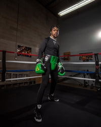 variant:lifestyle:WBC by TITLE Boxing Groin Protectorvariant:lifestyle::WBC by TITLE Boxing Groin Protector man posing side view