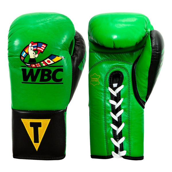 TITLE製WBC ボクシンググローブ 8oz（グリーン） TITLE WBC Pro Fight Leather Gloves – TITLE Boxing