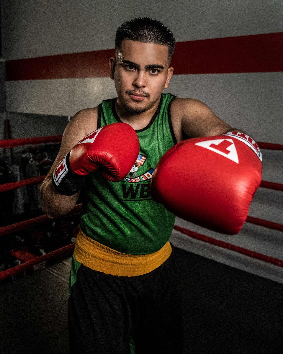 variant:Green/Black::WBC by TITLE Boxing Amateur Competition Outfit