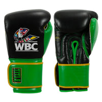 color:Black/Green::WBC by TITLE Boxing Training Gloves main view