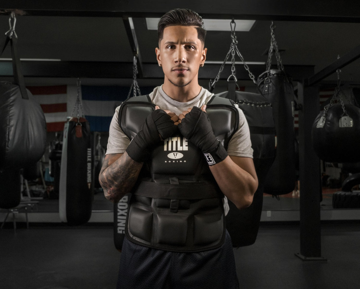 variant:lifestyle::TITLE Boxing “Big Flex” Weighted Training Vest