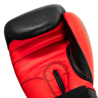 variant:Black/Red::TITLE Boxing Dynamic Strike Heavy Bag Gloves hand view