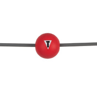 variant:lifestyle::TITLE Boxing 3-In-1 Resistance Band Slip Cord close up of ball