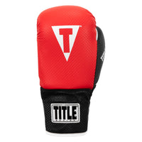 variant:red/black::TITLE Boxing Aerovent Youth Gloves front view