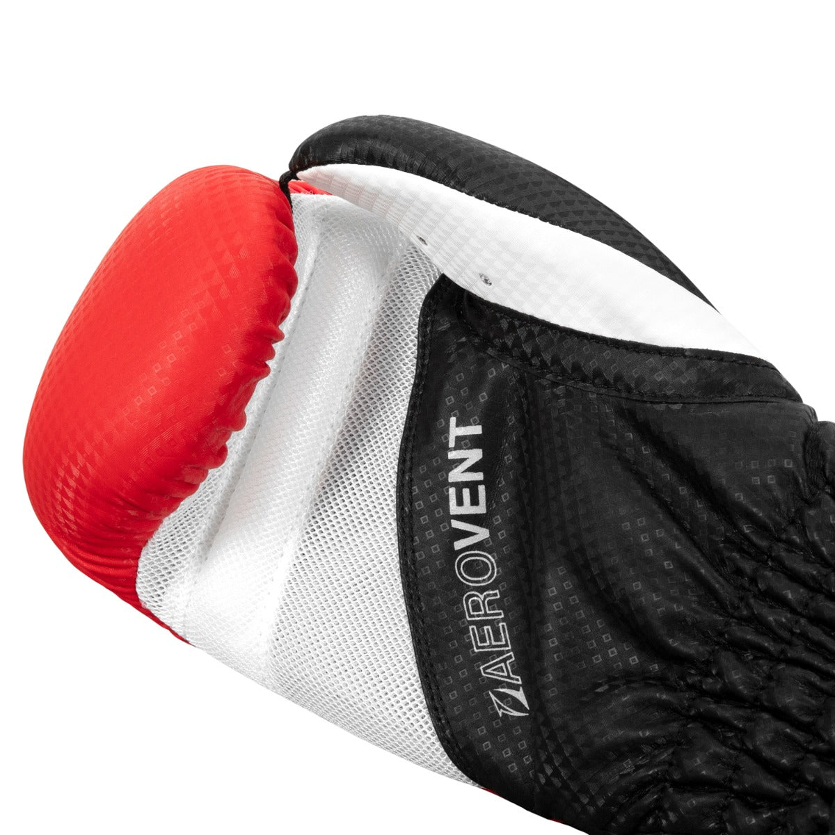 variant:red/black::TITLE Boxing Aerovent Youth Gloves hand view