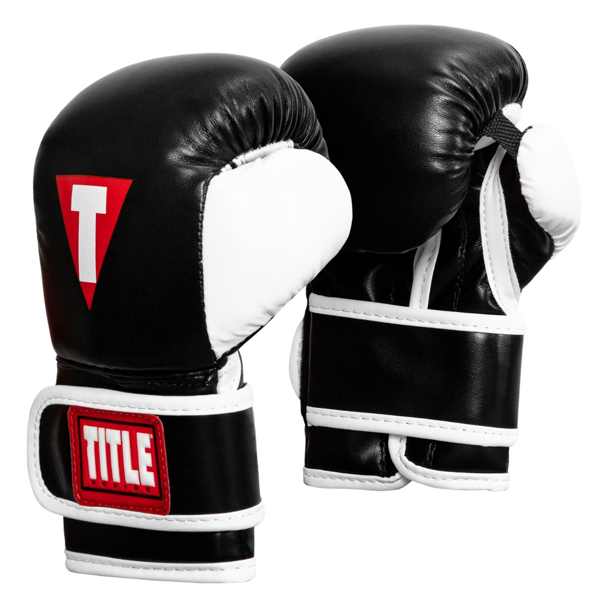 variant:Black/White::TITLE Boxing Youth Bag Gloves alternative view