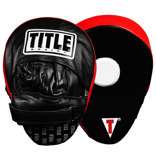 TITLE Boxing Incredi-Ball Leather Punch Mitts 2.0