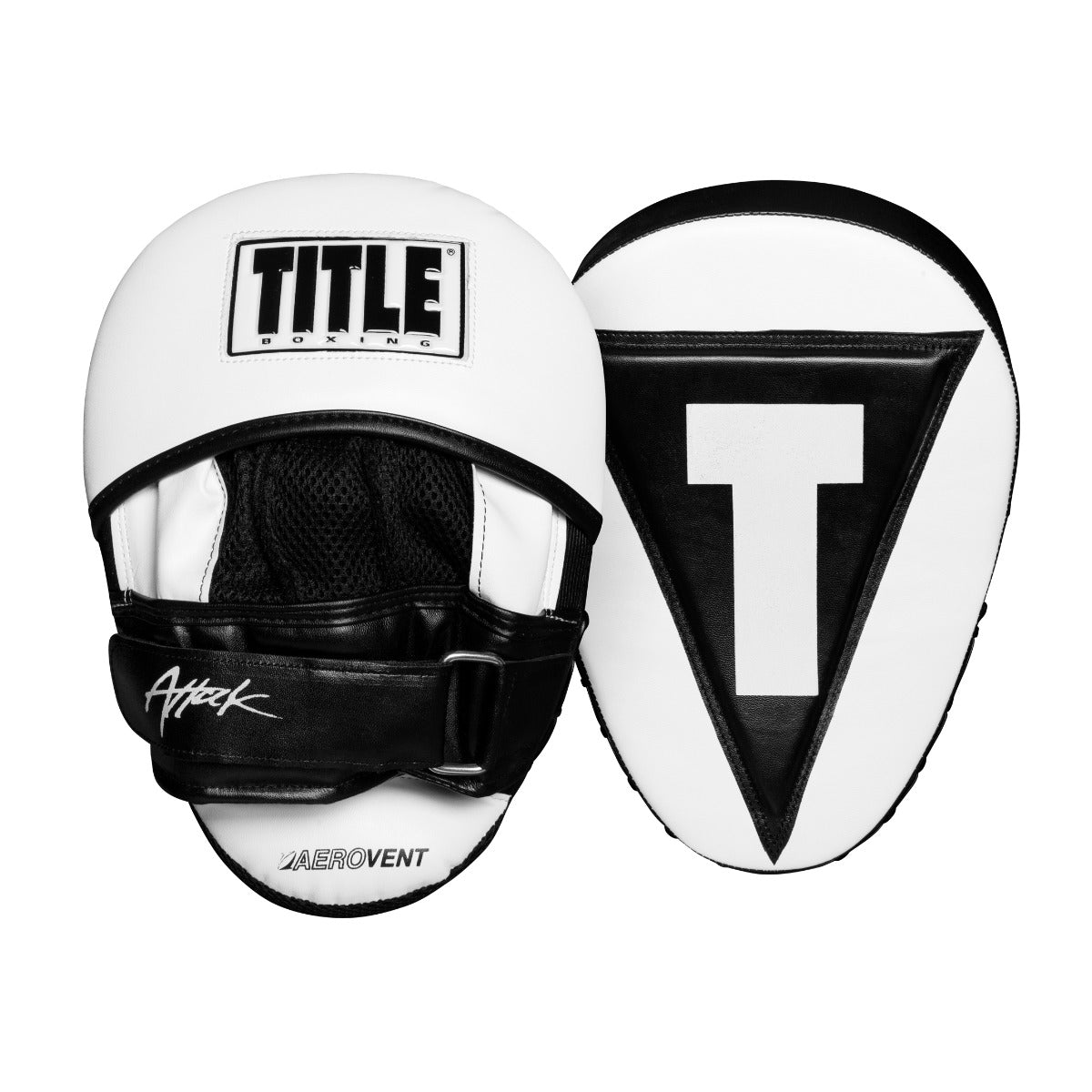 Title Boxing Attack “Big-T” Punch Mitts 2.0 White/Black
