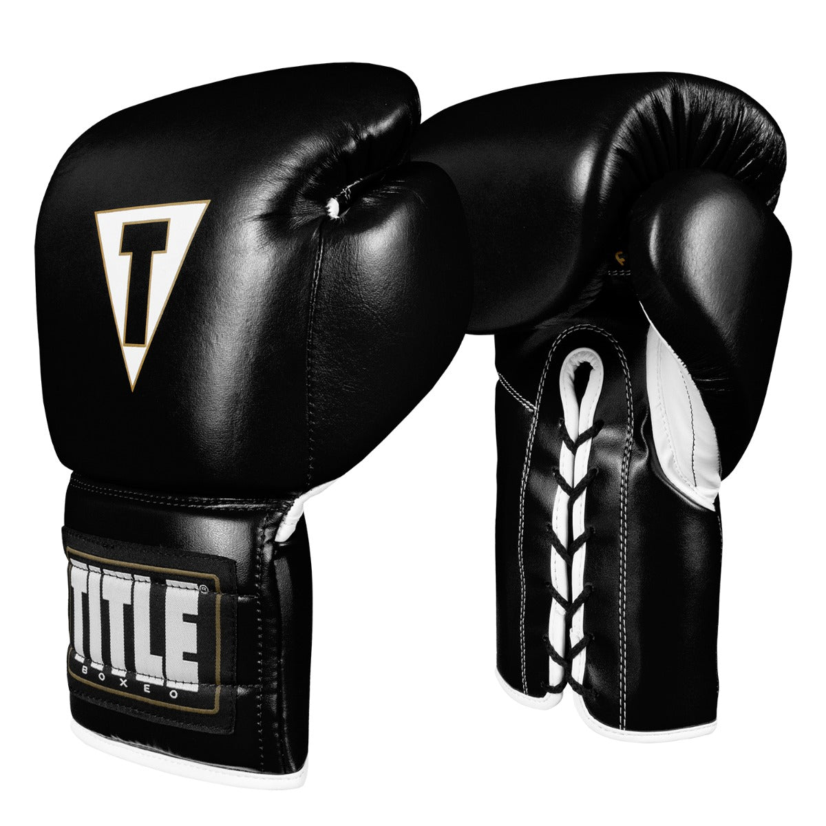 Title Boxing Boxeo Mexican Leather Lace Training Gloves Tres