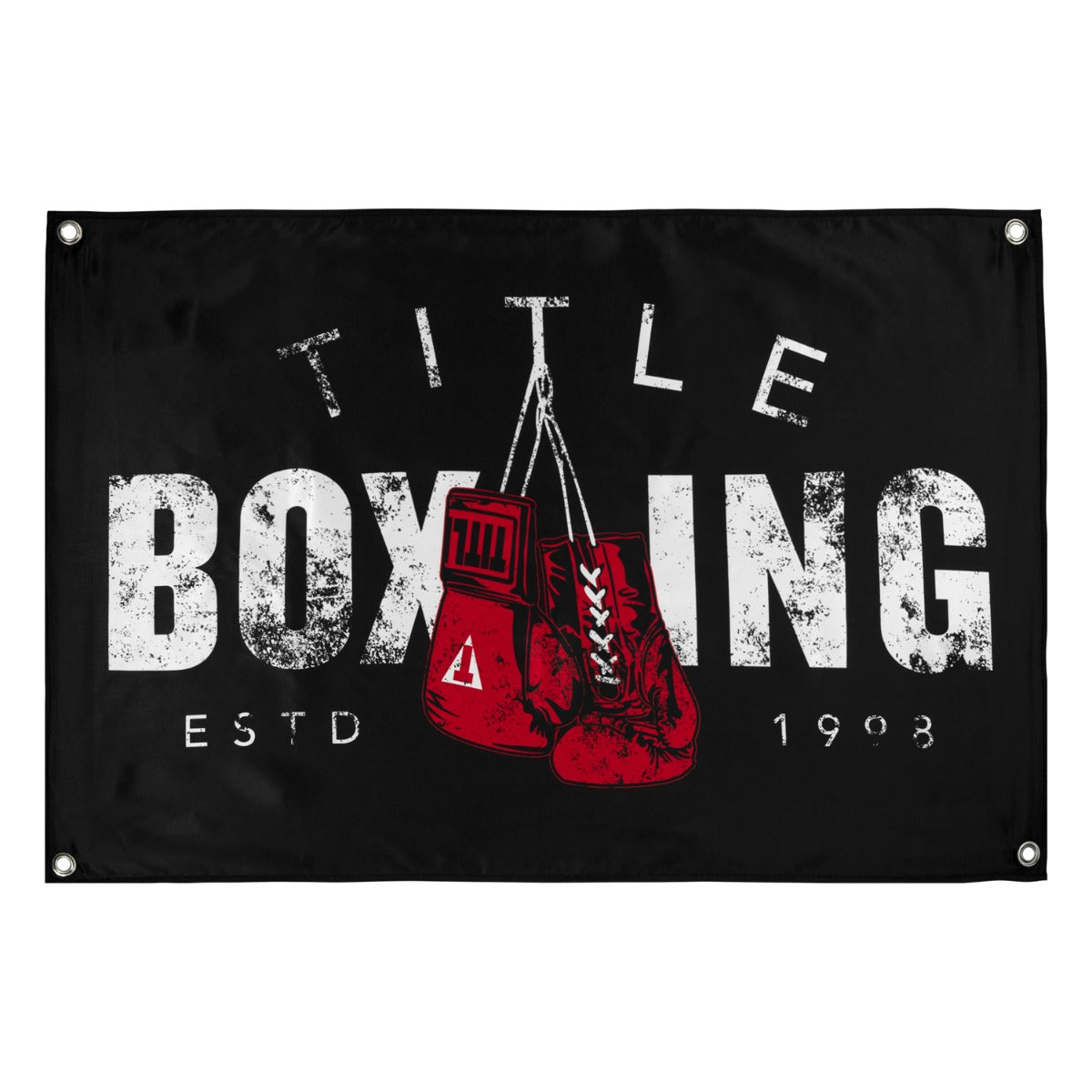TITLE Boxing Hanging Glove Banner TITLE Boxing Gear