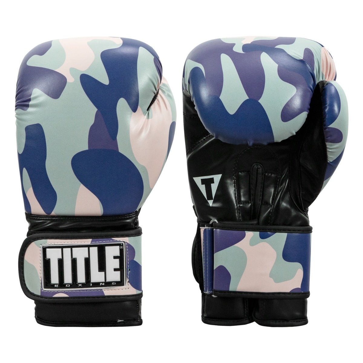 Purple/Camo Medium Title Boxing Passion Bag Gloves