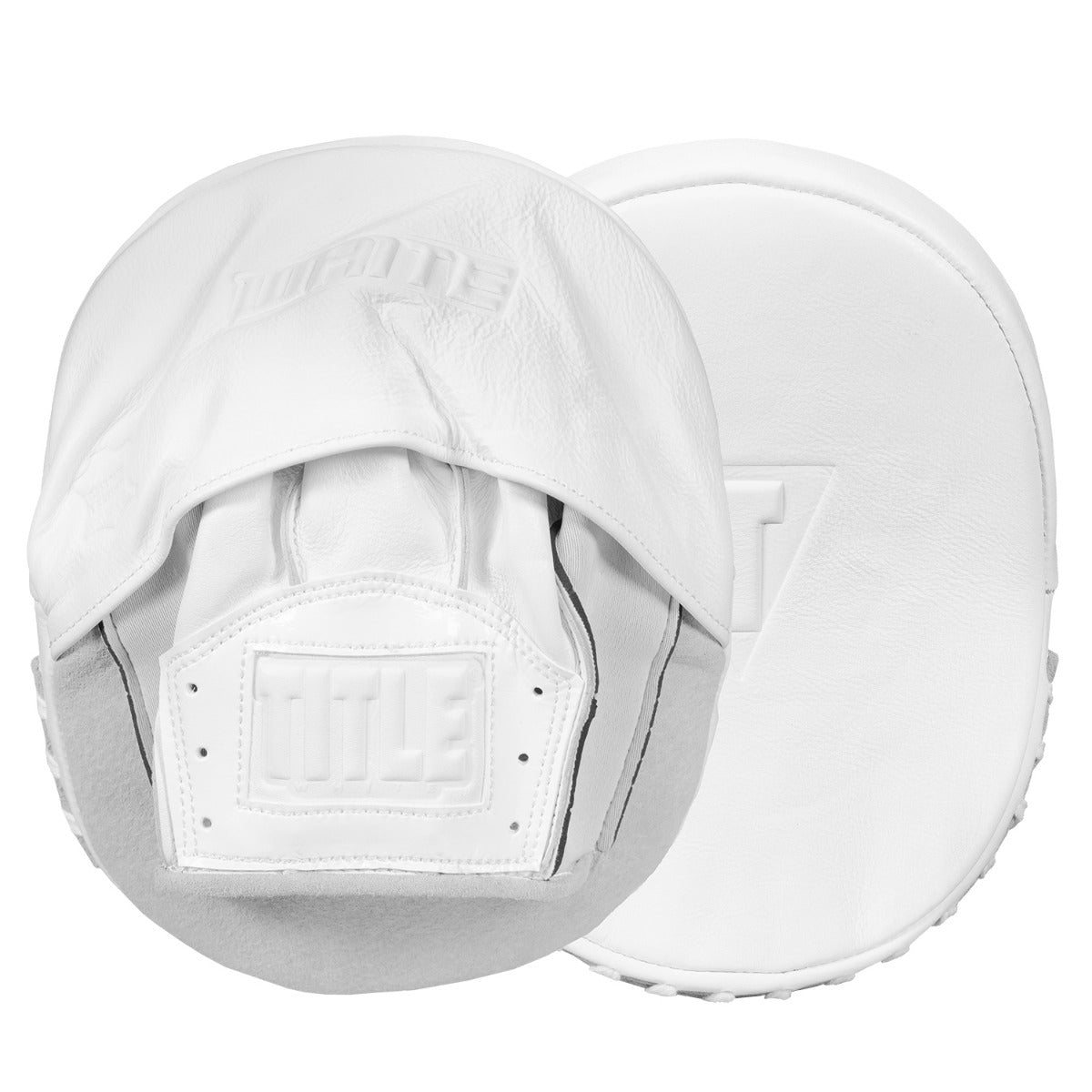 TITLE White Punch Mitts 2.0 TITLE Boxing Gear