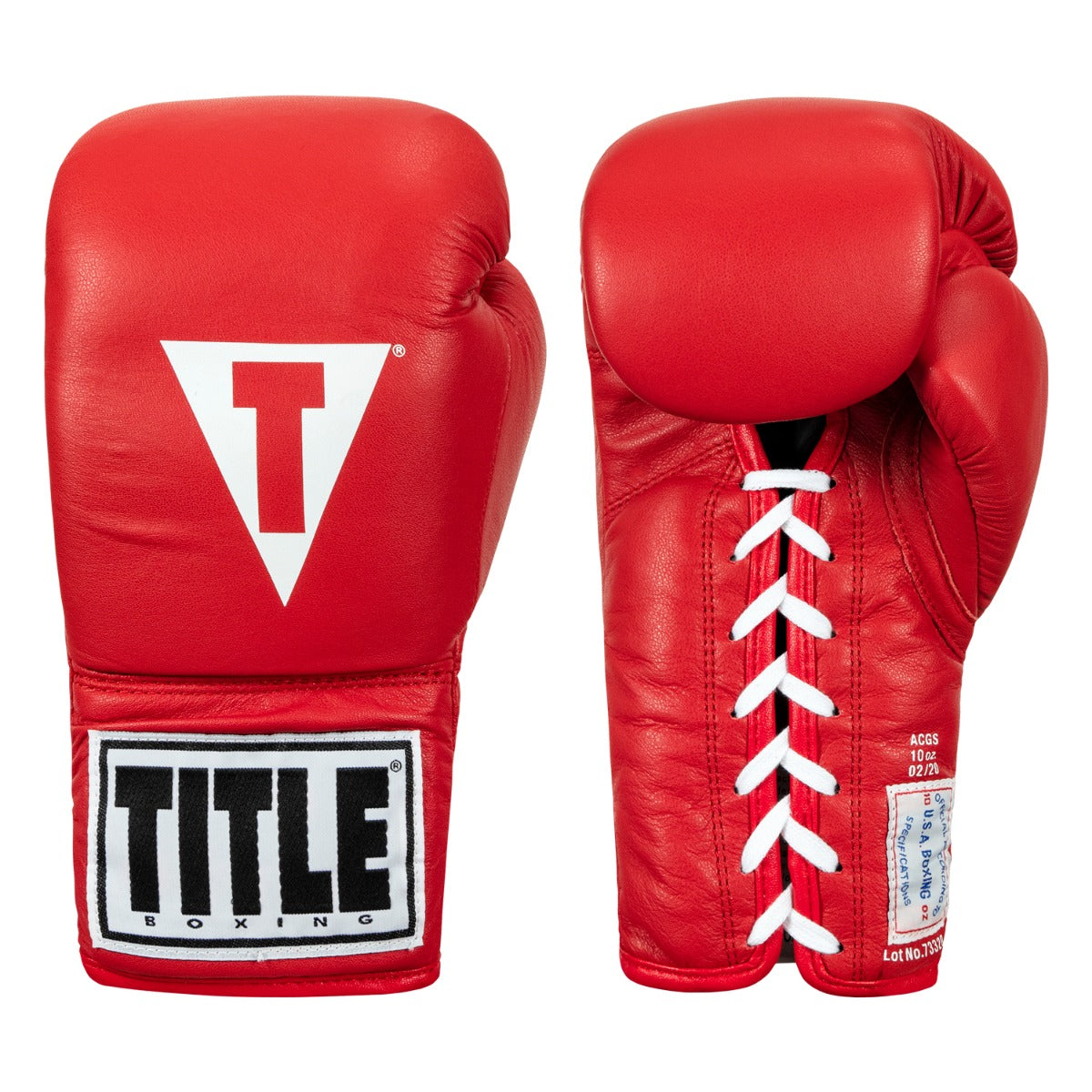 TITLE USA Boxing Competition Gloves - Lace