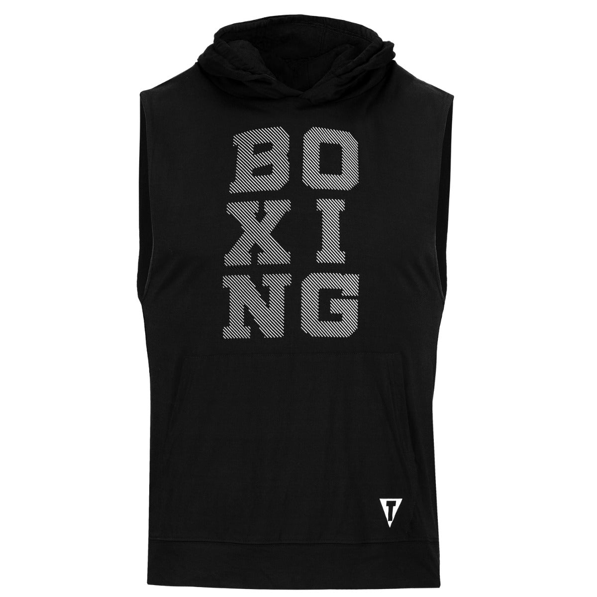 TITLE Boxing Stacked Muscle Hoody Tee