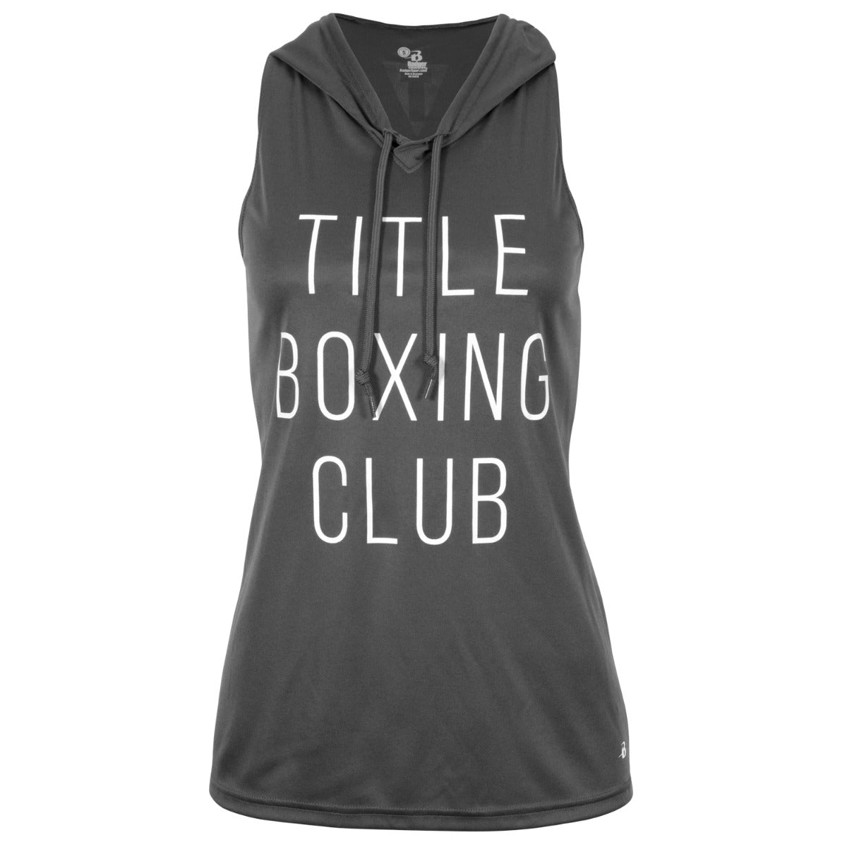TITLE Boxing Club Womens Racerback Hood Tank